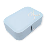 Pearl Monogram Travel Jewelry Box