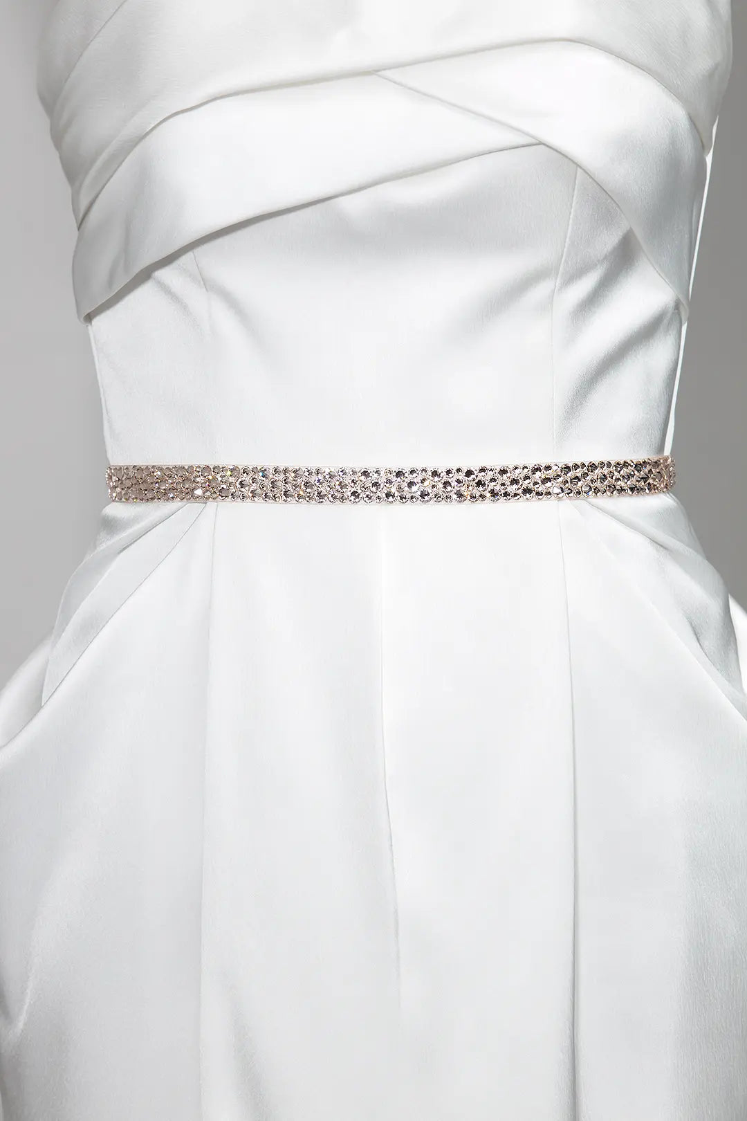sash belt for bridesmaid dress Rose Gold Crystal Bridal Belt Sash Elegant Wedding Dress Accessory Applique Only