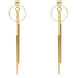 Nel Double Bar Drop Earrings