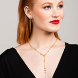 Nel Double Bar Drop Earrings