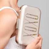 Obsession XOXO Crystal Clutch