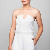 Odette Ruffle Crystal and Pearl Belt