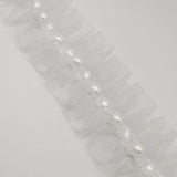 Odette Ruffle Crystal and Pearl Belt
