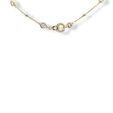 Presley CZ Crystal Charm Lariat Necklace