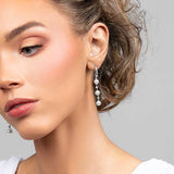 Pearla Pearl and Crystal Drop Earrings