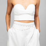 Pearlette Pearl Chain Belt