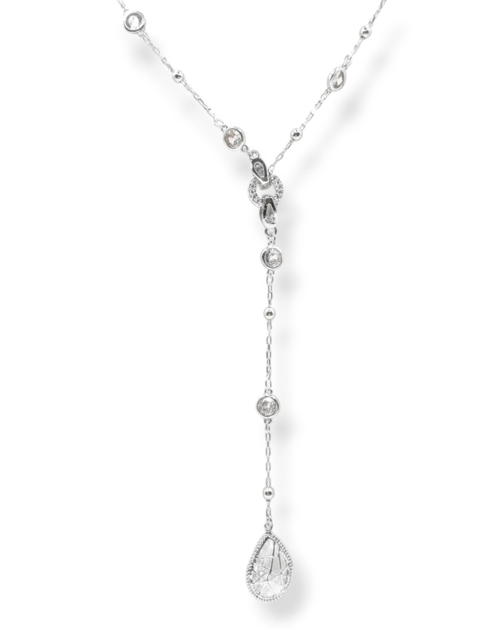 Reed Lariat Necklace Ariel Taub Luxury Accessories - Main Image