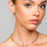 Toni earrings paired with Tiffany necklace by Ariel Taub