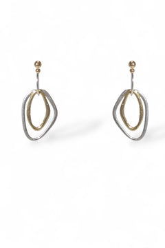 Toni mixed metal geometric dangle earrings by Ariel Taub