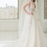 Fiona Cathedral Lace Veil