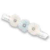 Donna "Something Blue" Floral Garter