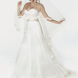 Elizabeth Two-Tier Lace Cathedral Veil