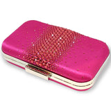 Ella Hot Pink Crystal Clutch