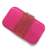 Ella Hot Pink Crystal Clutch