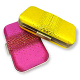 Ella Hot Pink Crystal Clutch