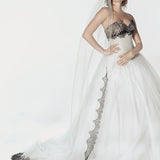 Ethel Black Lace Cathedral Veil