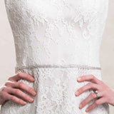 Heidi Narrow Encrusted Crystal Belt