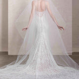 Illustria Pearl and Crystal Cathedral Veil