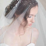 Illustria Pearl and Crystal Cathedral Veil