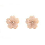 Ina Mother of Pearl Floral Stud Earrings