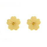 Ina Mother of Pearl Floral Stud Earrings