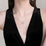 Izzy Pearl Lariat Necklace