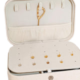 Crystal Monogram Travel Jewelry Box