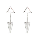Julia Crystal Spike Drop Earrings