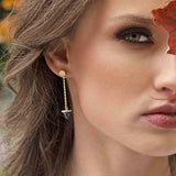 Juliet Clay Spike Drip Earrings