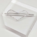 Kimmy Crystal Heart Hairpiece