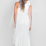 Kirsten Angel Waltz Veil with Heavy Pearl Top