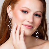 Lily Crystal Drop Earrings