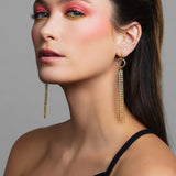 Liv Crystal Fringe Earrings