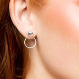 Love Pearl Stud Earrings