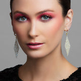 Lux Crystal Diamond Drop Earrings