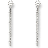 Maxie Crystal and Pearl Drop Earrings