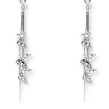 Meadow Crystal Butterfly Drop Earrings