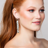 Morgan Disco Ball Crystal Drop Earrings