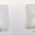 Veil swatches in White and Ivory tulle
