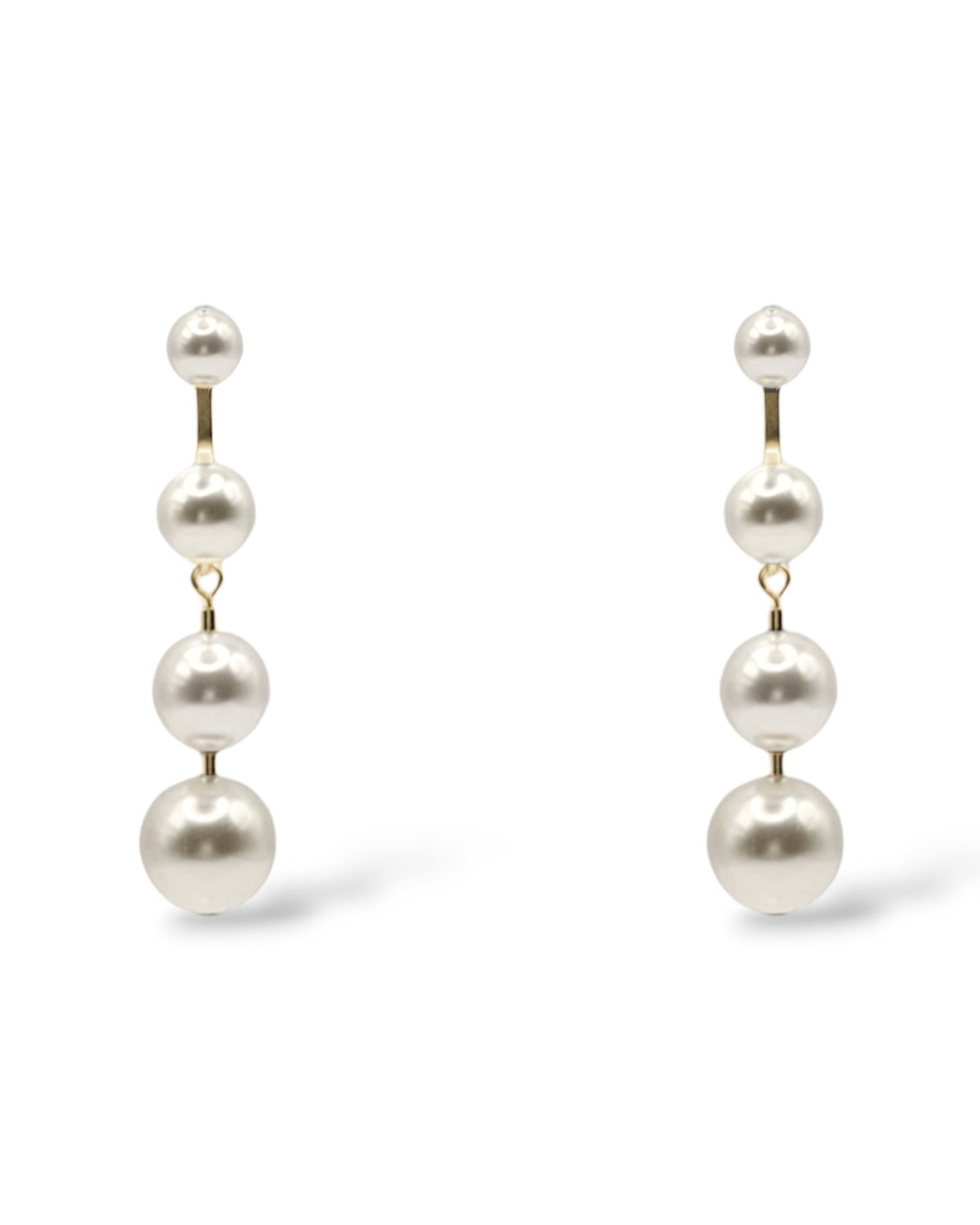 Omega Pearl Earrings | Ariel Taub Luxury Accessories