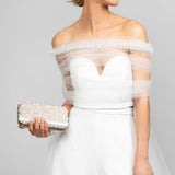Penelope Pearl and Crystal Polka Dot Clutch