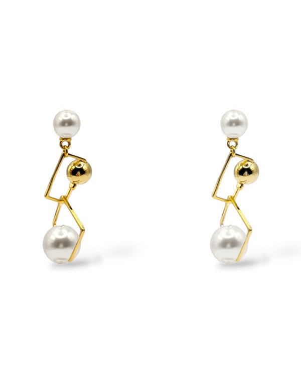 Orion Pearl Orbit Earrings