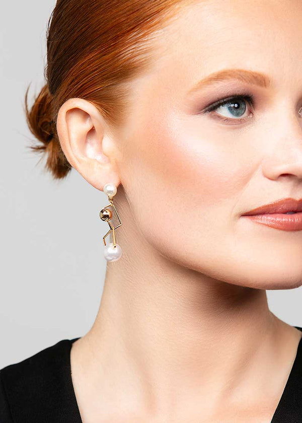 Orion Pearl Orbit Earrings