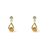 Perry CZ Crystal Drop Earrings