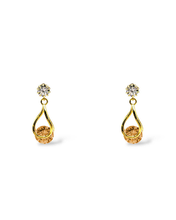 Perry CZ Crystal Drop Earrings