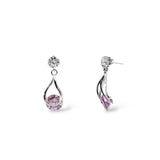 Perry CZ Crystal Drop Earrings