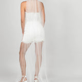 Tina Chapel Veil with Pearl Studded Border