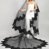 Valencia Wave Lace Cathedral Veil