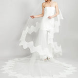 Valencia Wave Lace Cathedral Veil