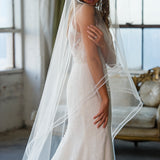 1805 Two-Row Horsehair Chapel Length Veil